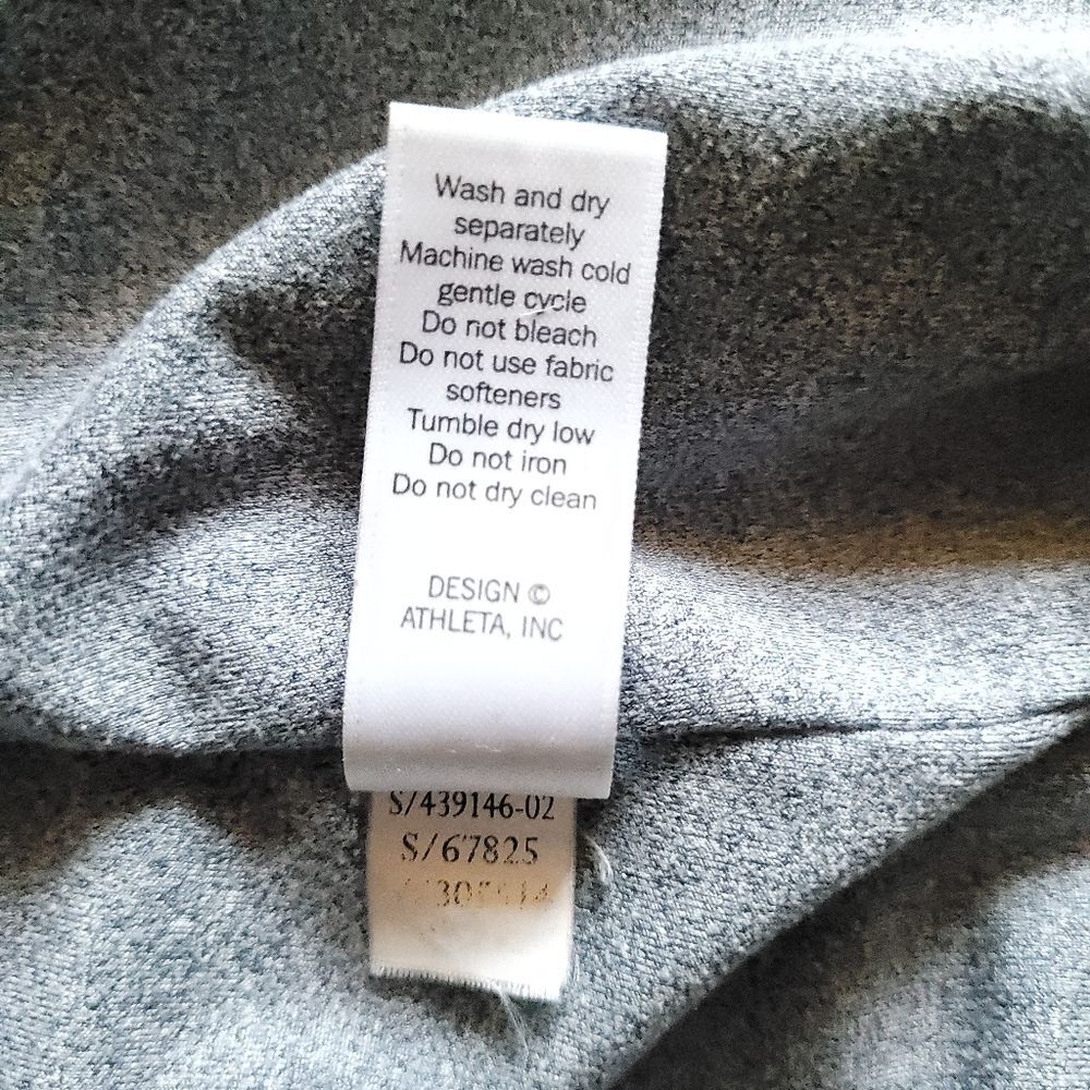 Athleta Military Bomber Windbreaker Hooded Blue Jacket Size X Small - Picture 13 of 16